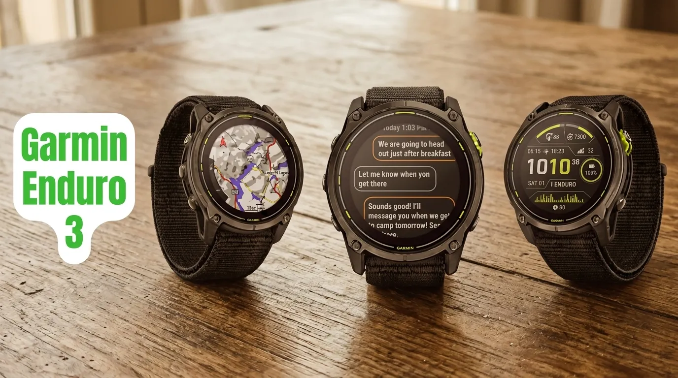 Garmin Enduro 3 : autonomie record pour l'ultra-trail