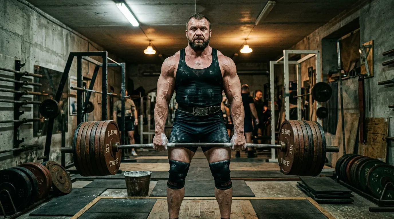 Anatoly le powerlifter : taille et force surhumaine de Volodymyr Shmondenko