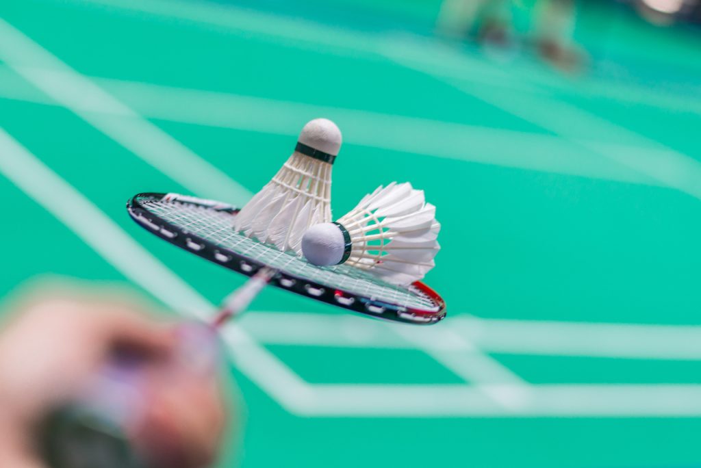 Raquette et volants de Badminton