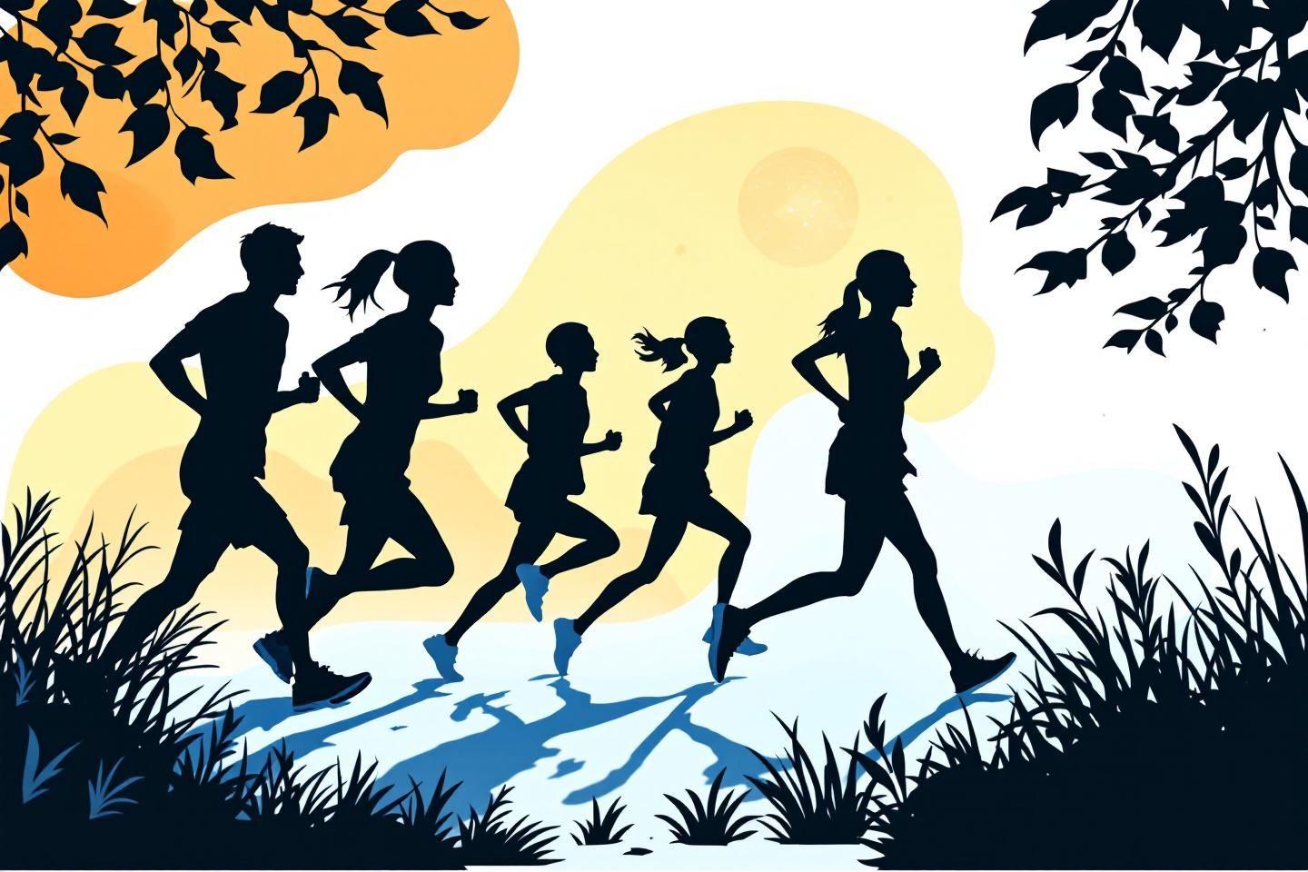 Catégories d'âge en course à pied et distances maximales