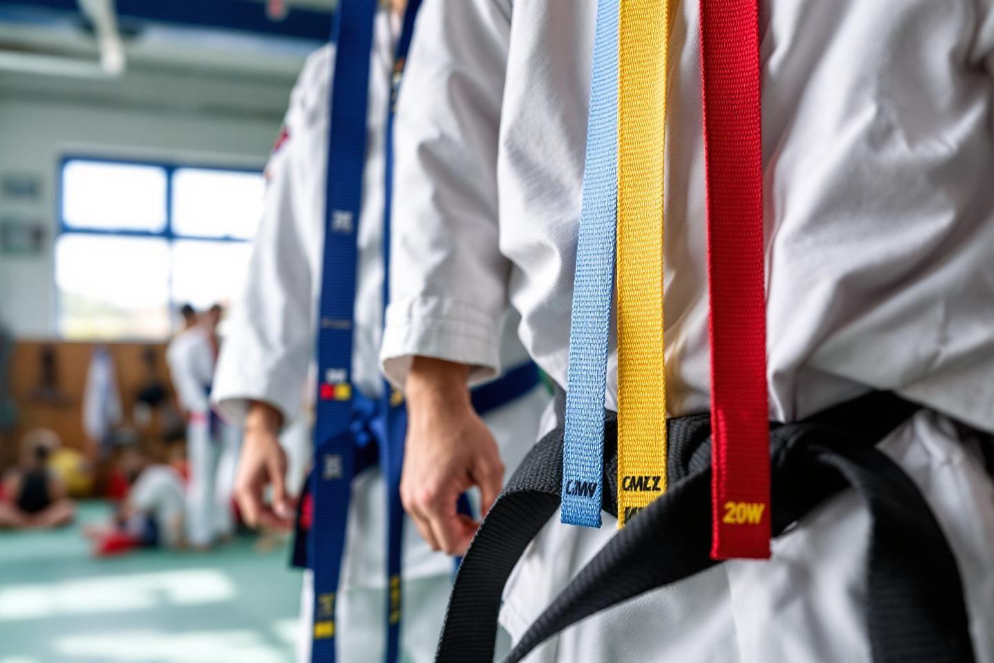 Ceintures taekwondo : couleurs, grades et signification des passages
