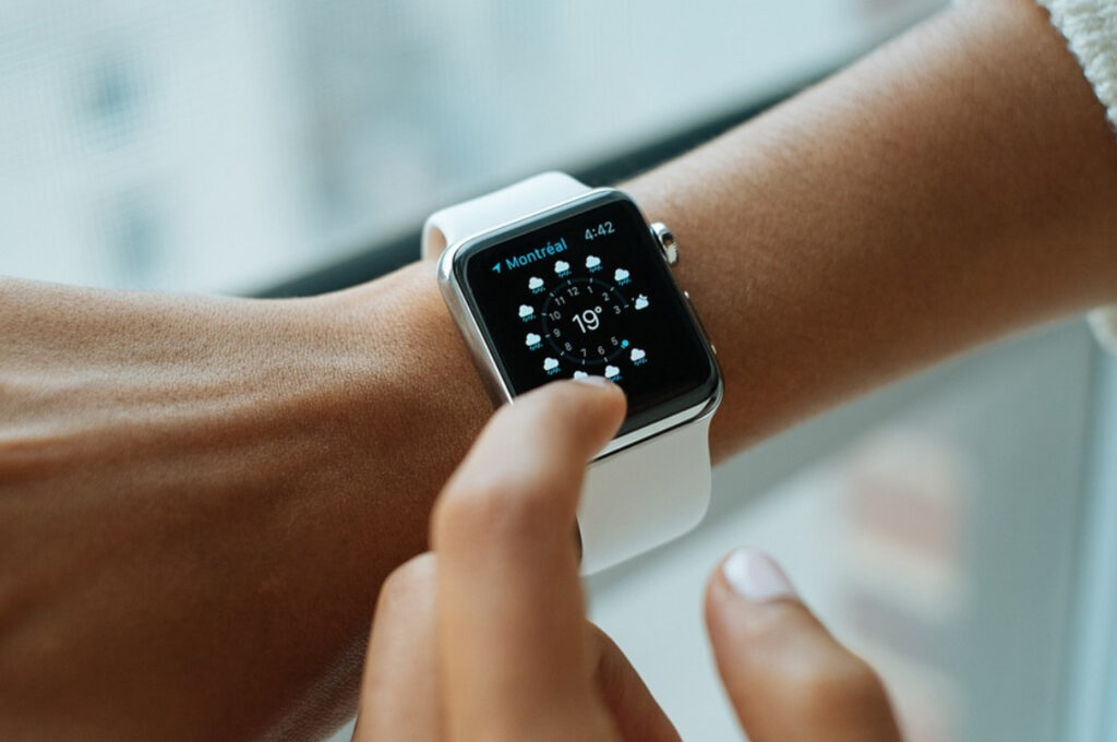 Apparence d'une montre connectée pour femme