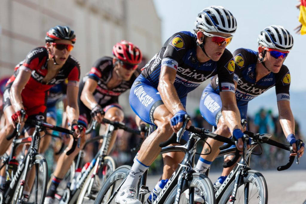 Peloton de cyclistes