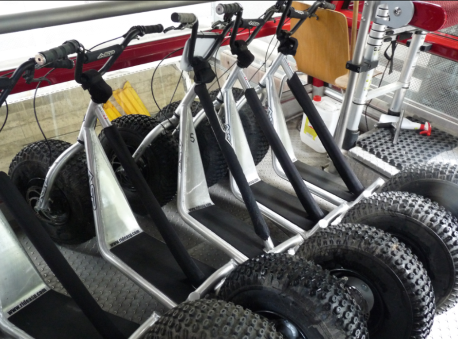 La trottinette tout terrain ,l'objet polyvalent entre le vtt et la trottinette