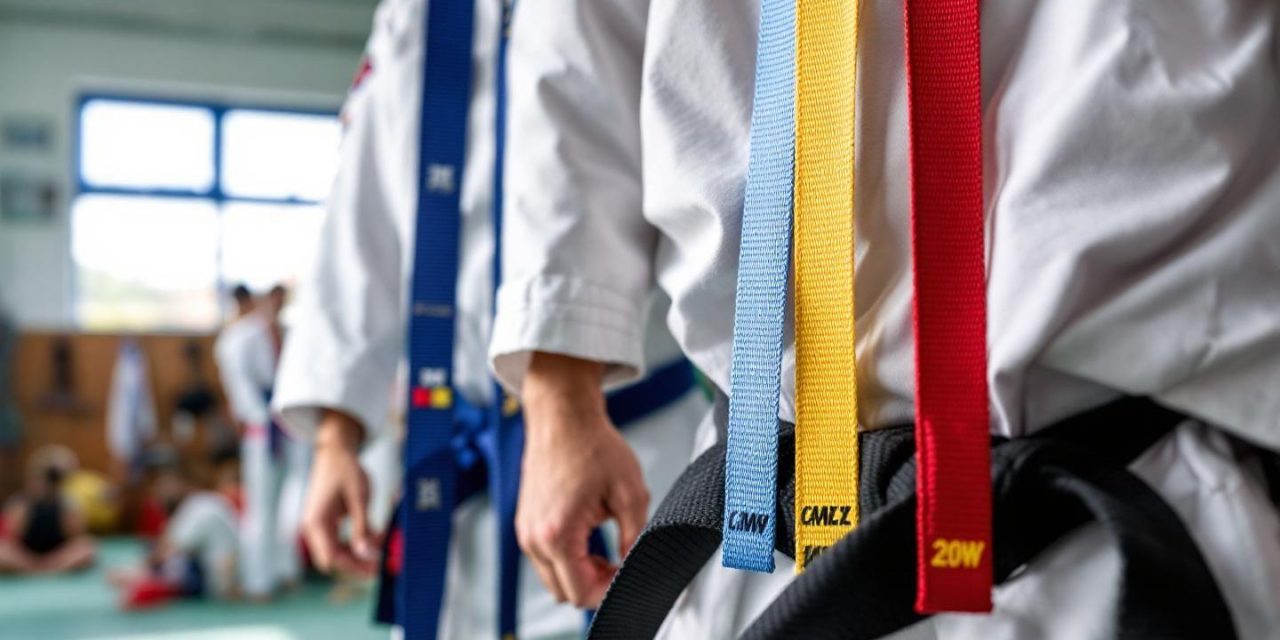 Ceintures taekwondo : couleurs, grades et signification des passages
